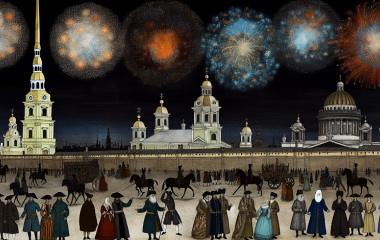 История фейерверков в России