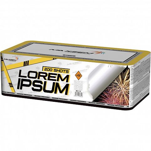 Салют Lorem Ipsum MC115 200 залпов