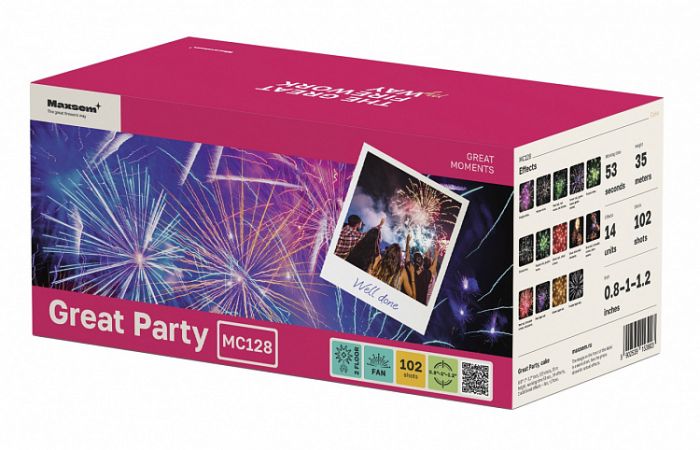 Салют Волшебство Great Party MC128 102 залпов