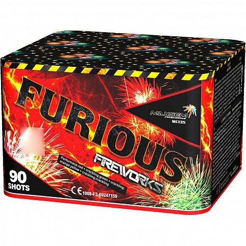 Салют Furious Fireworks MC135 90 залпов