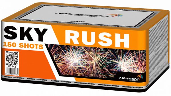 Салют Sky Rush MC142 150 залпов