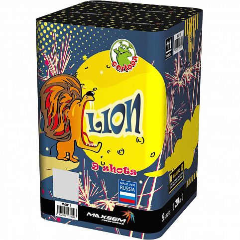 Салют Lion M0811 9 залпов